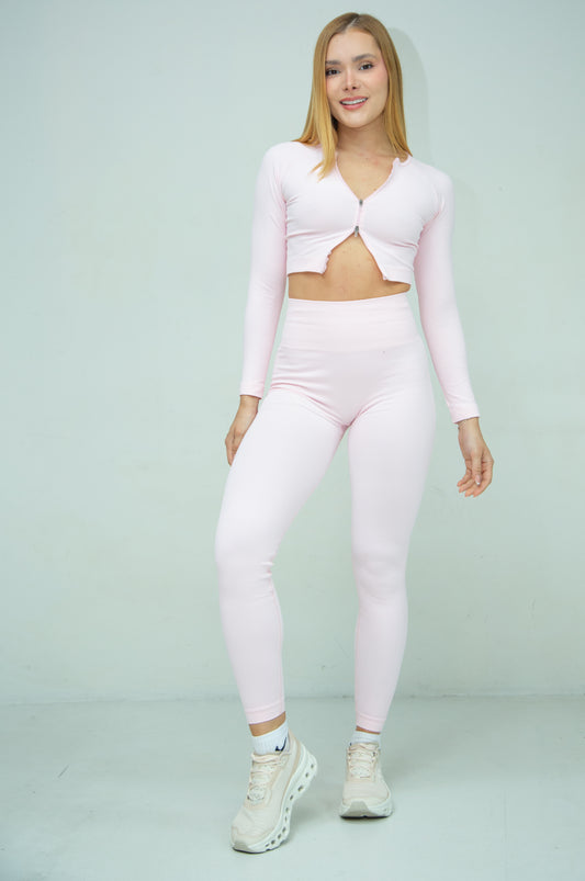 Set Liso Rosa
